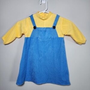 Minions Costume Toddler Kevin Bob Dress Despicable Me Girls 3T 4T 3 - 4 Years
